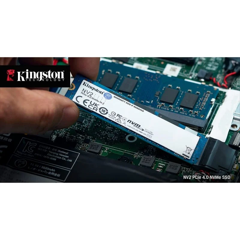 Kingston NV2 1TB Disco SSD 3500MB/S NVMe PCIe 4.0 M.2 Gen4