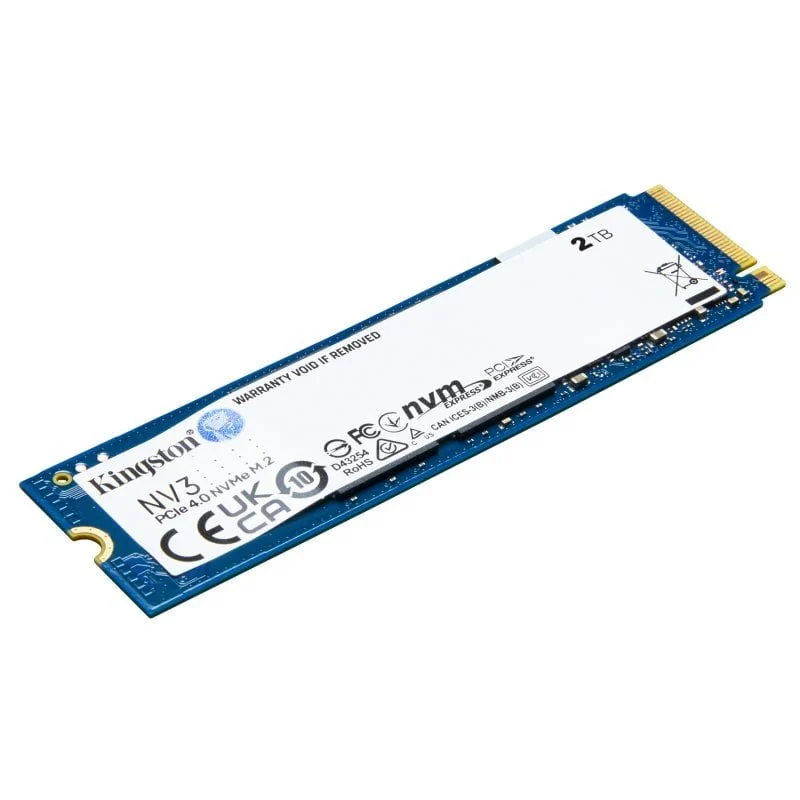 Disco Duro Kingston NV3 2TB SSD M.2 NVMe 2280 PCIe 4.0 3D NAND
