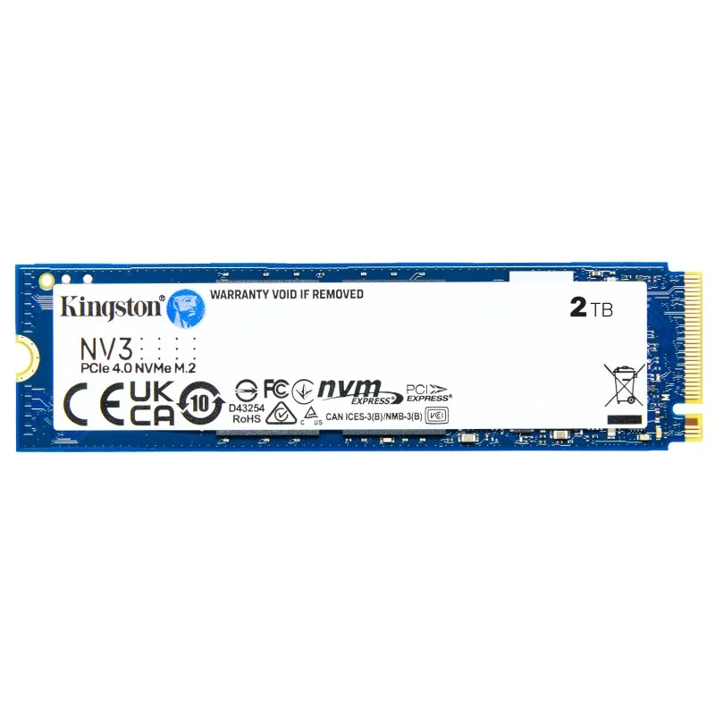 Disco Duro Kingston NV3 2TB SSD M.2 NVMe 2280 PCIe 4.0 3D NAND